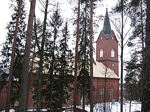 L'église de Mäntsälä.