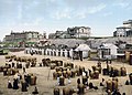 Strand in Scheveningen in 1900.