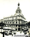 A sede de O Paiz, na esquina da R. Sete de Setembro com a Av. Central, hoje Av. Rio Branco