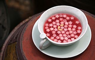 <i>Hwachae</i> Korean traditional fruit or flower drinks