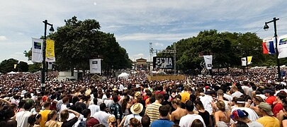 Live 8 on Benjamin Franklin Parkway, 2008