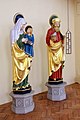 Statues within the church