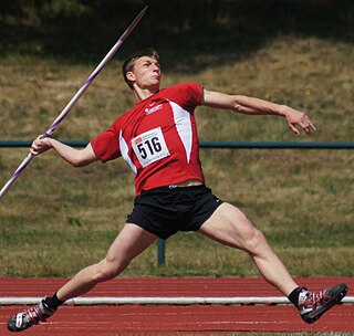 <span class="mw-page-title-main">Javelin throw</span> Track and field athletics event