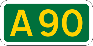 <span class="mw-page-title-main">A90 road</span> Road in Scotland between Edinburgh and Fraserburgh via Dundee and Aberdeen