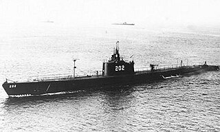 USS <i>Trout</i> (SS-202) Tambor-class submarine of the United States Navy