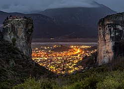 Μετεωρα by night