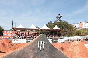 Caracas Trail, considered the best BMX track in Latin America, located in Carapicuiba, Brazil BMX-carapicuiba.jpg