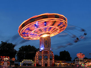 <span class="mw-page-title-main">Swing ride</span> Type of amusement ride