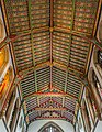 The ceiling of the chancel