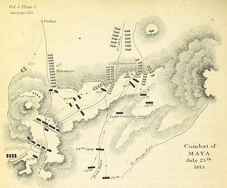 <span class="mw-page-title-main">Battle of Maya</span> 1813 battle during the Peninsular War