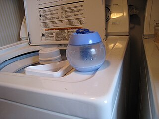 <span class="mw-page-title-main">Dispensing ball</span> Ball used to dispense fabric softener in clothes washing machines