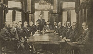 Vergadering van het Nederlands-Scandinavisch Comité ter voorbereiding van het Vredescongres te Stockholm (mei 1917)