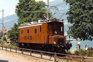 Ce 4/6 307, seit 1986 ausgestellt im Verkehrshaus der Schweiz