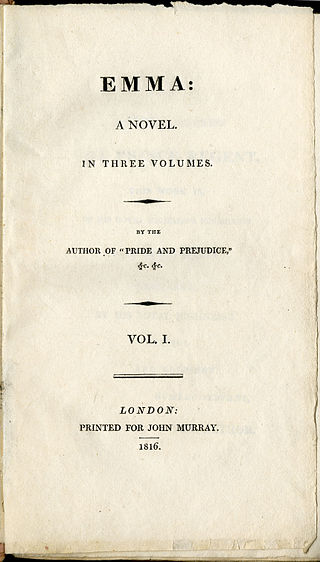 <i>Emma</i> (novel) 1816 novel by Jane Austen