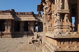 Hampi, India, Stone ornaments at Vijaya Vitthala Temple.jpg