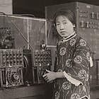 Lee at MIT's radio experiment station, 1925 (square crop)