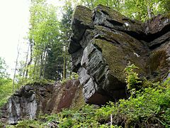 Au long du sentier des Pierres de Roûge.