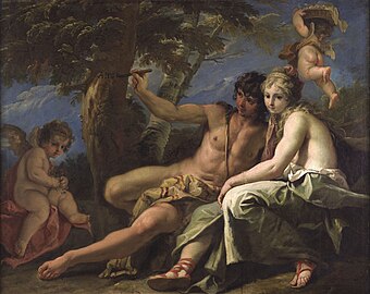 Medor et Angelique, v. 1716 Sebastiano Ricci Musée Brukenthal, Sibiu