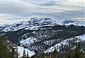 North aspect in winter, from Waterhouse Peak