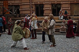 Le marché médiéval.