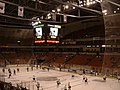 Pregame warmup at a Manchester Monarchs AHL game versus the Hartford Wolf Pack