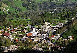 Skyline of Le Biot