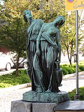 Les Danaïdes devant l'Hôpital du parc, 1893, Helsinki..