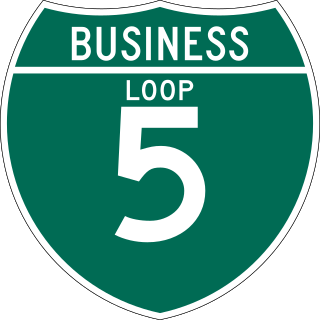 <span class="mw-page-title-main">Business routes of Interstate 5</span> Highway system