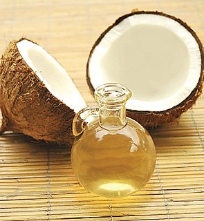 Coconut oil Edible oil extracted from the kernel or meat of mature coconuts