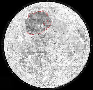 <span class="mw-page-title-main">Mare Imbrium</span> Vast lunar mare filling a basin on Earths Moon