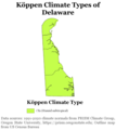 Image 25The Köppen climate classification for Delaware (from Delaware)