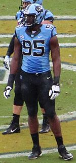 Martin during his tenure at North Carolina. Kareem Martin 2013.jpg