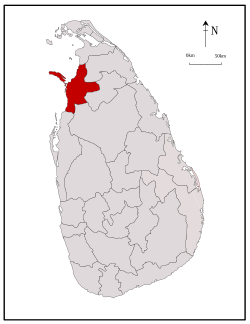 Location within Sri Lanka