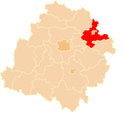 Location within the voivodeship