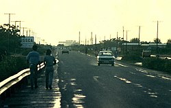 Palapye, uitsig na die Morupule-kragstasie, 1987