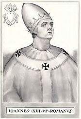 Johannes XIII., historisierende Darstellung aus dem 19. Jahrhundert