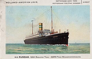 USS <i>Rijndam</i> Dutch ocean liner that was a US troop ship in the First World War