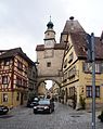 This is a picture of the Bavarian Baudenkmal (cultural heritage monument) with the ID D-5-71-193-155 (Wikidata) Category:City gates of Rothenburg ob der Tauber Category:Wall towers in Rothenburg ob der Tauber Category:Hafengasse (Rothenburg ob der Tauber) Category:Rödergasse (Rothenburg ob der Tauber) Category:Gate towers in Rothenburg ob der Tauber