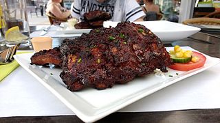 <span class="mw-page-title-main">Spare ribs</span> Pork ribs variety