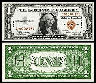 <span class="mw-page-title-main">Silver certificate (United States)</span> Paper currency used between 1878 and 1964