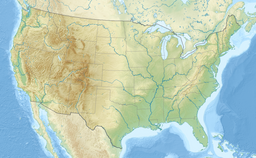 Location of Prineville Reservoir in Oregon, USA.