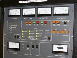 <span class="mw-page-title-main">Transmitter</span> Electronic device that emits radio waves