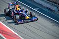 Webber testing at Barcelona, March