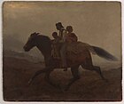 Eastman Johnson, A Ride for Liberty – The Fugitive Slaves, oil on paperboard, ca. 1862, Brooklyn Museum