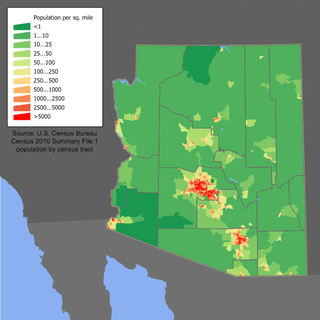 <span class="mw-page-title-main">Demographics of Arizona</span>