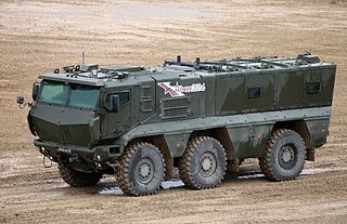 <span class="mw-page-title-main">Kamaz Typhoon</span> Light tactical military vehicle