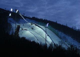 <span class="mw-page-title-main">Čerťák</span> Ski jumping stadium in Harrachov, Czech Republic