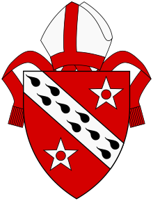 Coat of Arms of the Diocese of Bangor.svg
