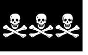 Flag of pirate Christopher Condent.[32]