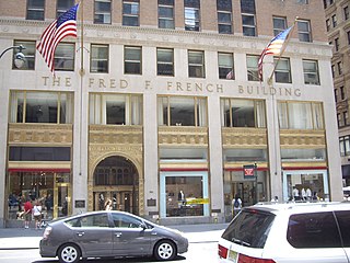 <span class="mw-page-title-main">Fred F. French Building</span> Office skyscraper in Manhattan, New York